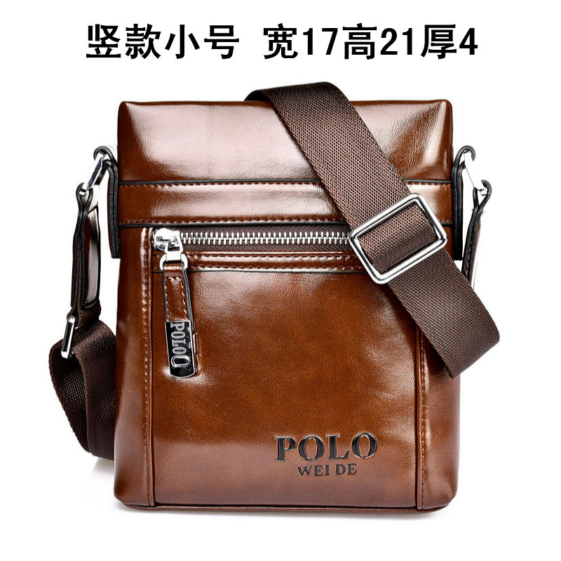 80元特惠价polo保罗小包男式单肩包男士背包商务斜挎包拉链潮流男包韩版时尚
