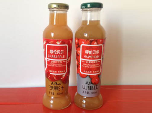 天拜山沙果汁/蓝莓/300mlX15口味纯正无添加剂齐市市区内免费送货